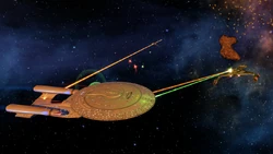 Federation-Klingon War of 2405-2410, Starship Duel