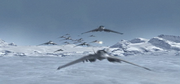 Blue Squadron over Antarctica