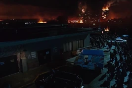 Zombies surround the bar