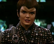 Donatra on the bridge of the Valdore