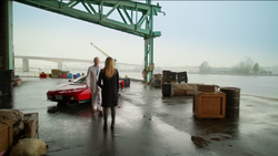 Sara Lance returns Damien Darhk to his place in time