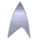 Starfleet badge insignia.