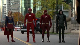 Heroes confront the Monitor