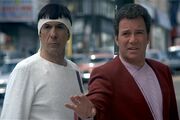 Kirk and Spock walking the streets of San Francisco in 1986