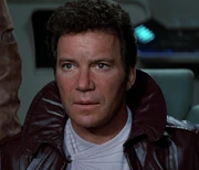 Kirk in 2285, stealing the Enterprise