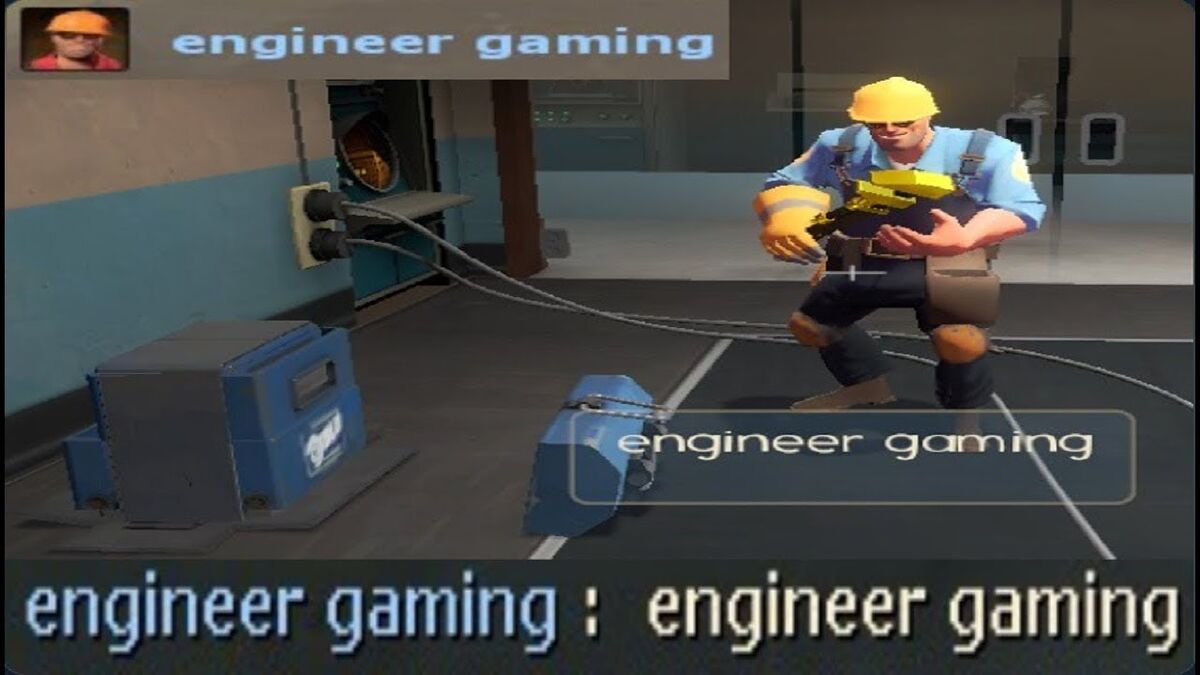 Engineer games. Engineer Gaming. Tf2 Engineer Gaming. Team Fortress 2 инженер гейминг. Инженер Team Fortress 2 Мем.