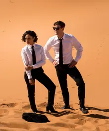 Black Suit Dress Shirt