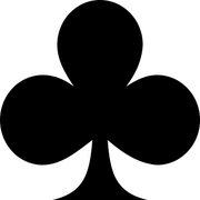 Card icon club