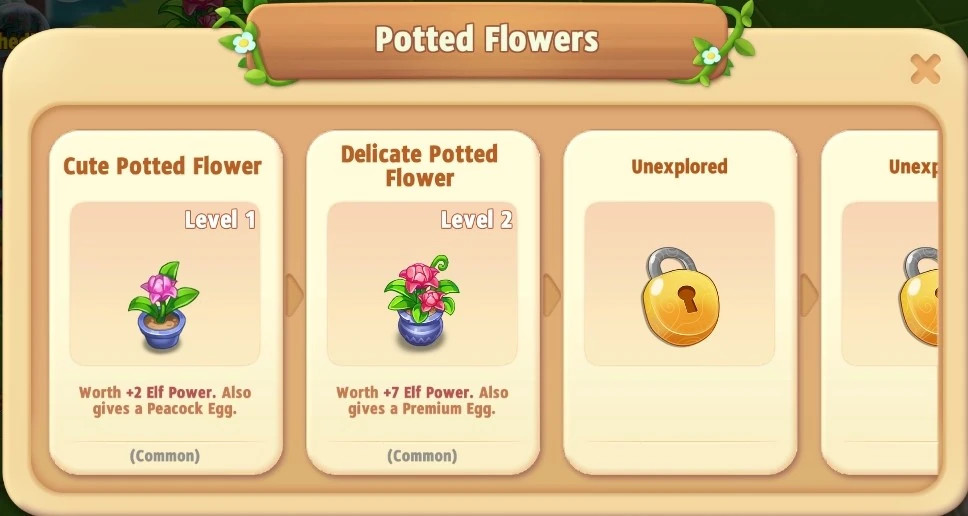 Potted Flowers Merge Elves Wiki Fandom