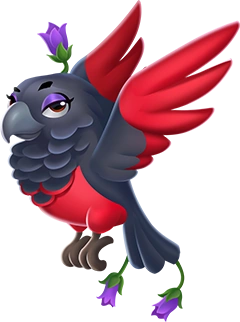 Dracula Parrot | Merge Gardens Wiki | Fandom