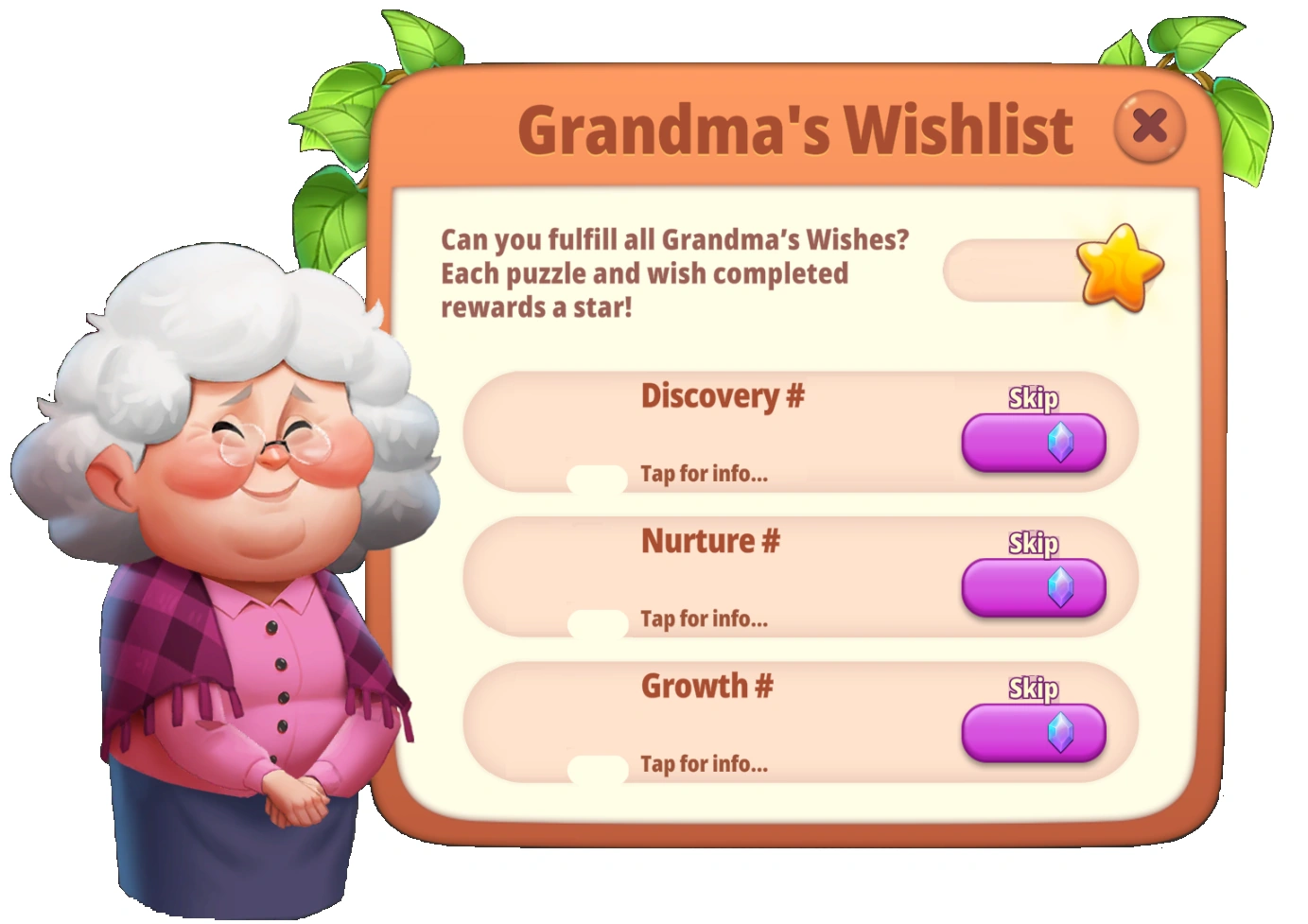 Grandma S Wishlist Merge Gardens Wiki Fandom