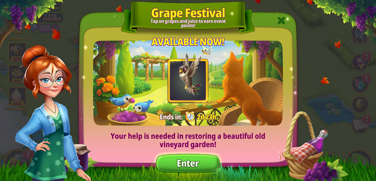 Grape Festival Merge Gardens Wiki Fandom