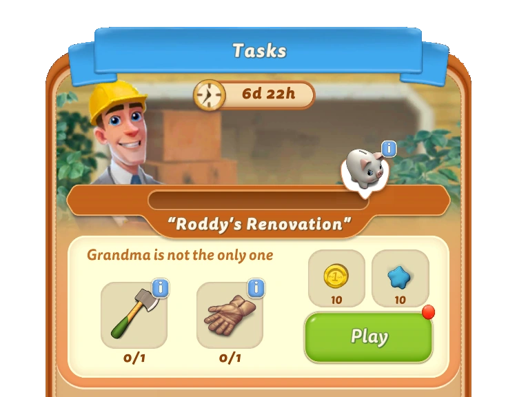 Roddy's renovation | Merge Mansion Wiki | Fandom