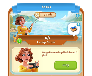 Free: Lucky Fishing - Picture Frame 