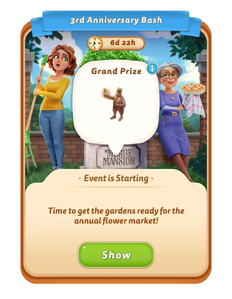 3rd Anniversary Bash Merge Mansion Wiki Fandom