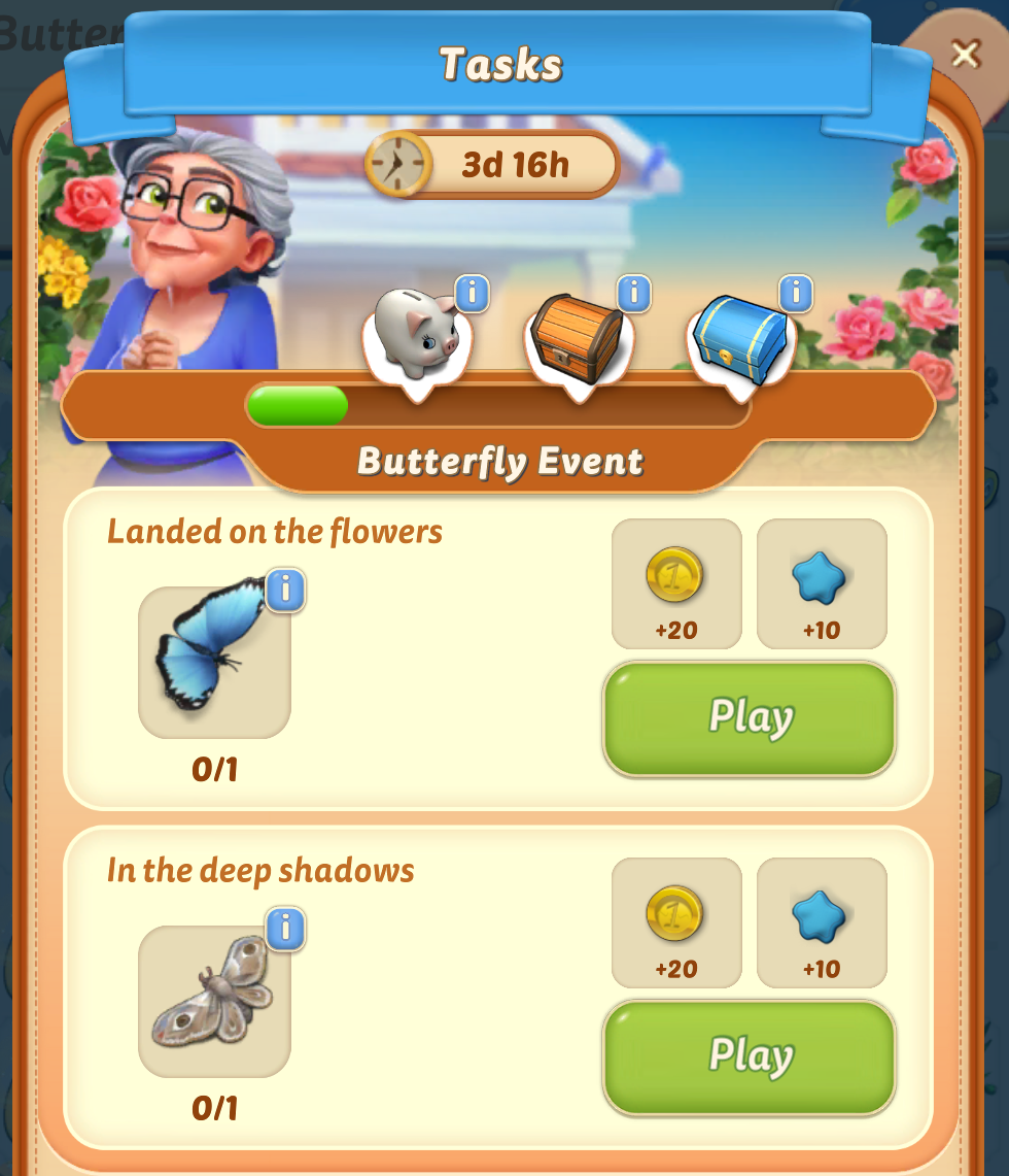 Butterfly Event | Merge Mansion Wiki | Fandom