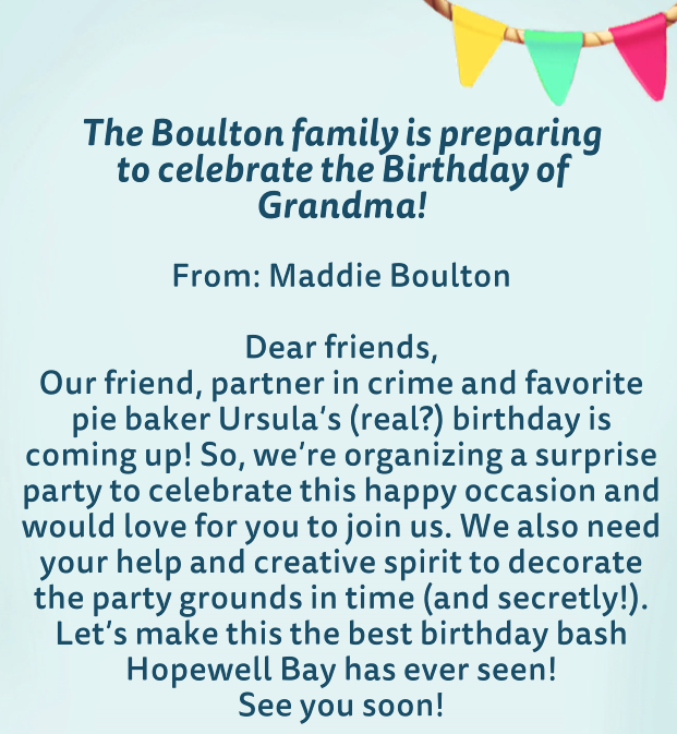 Ursula\'s Birthday Party (Event) | Merge Mansion Wiki | Fandom