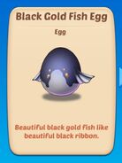 Black Gold Fish Egg