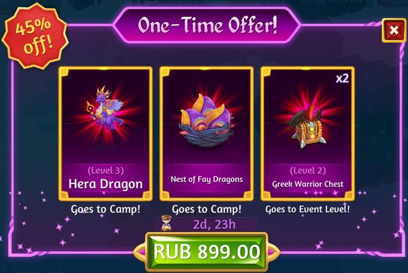 8th odyssey one time offer