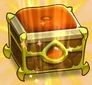 2 red padded radiant egg chest