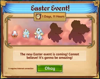 Easter Event Announcement