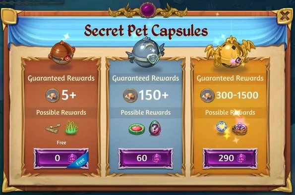 Secret 1st pet capsules