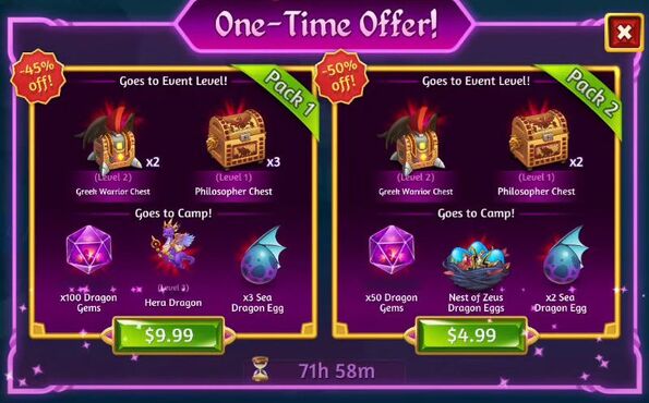 3rd atlantis one time offer