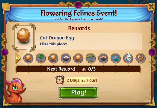 5th flowering felines rewards