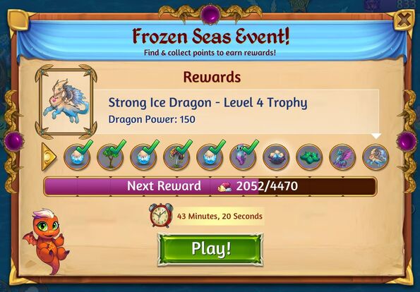 6th frozen seas event rewards
