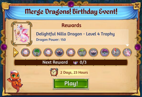 2nd birthday rewards