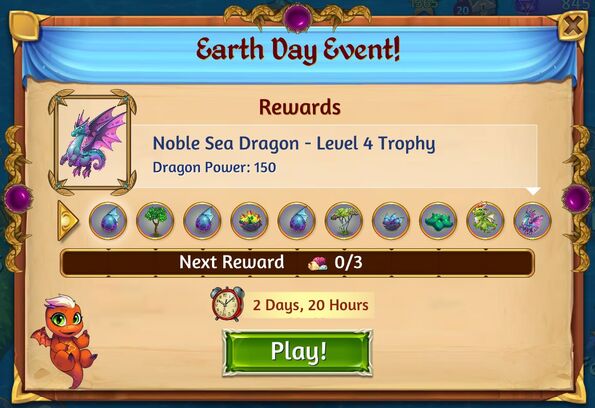 7th earth day event rewards