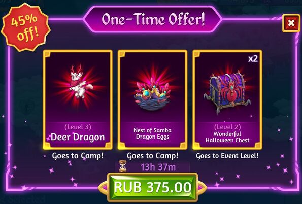 4th faboolous halloween one time offer