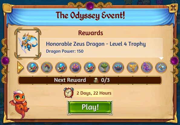 6th odyssey rewards