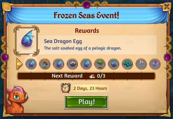 3rd frozen seas rewards