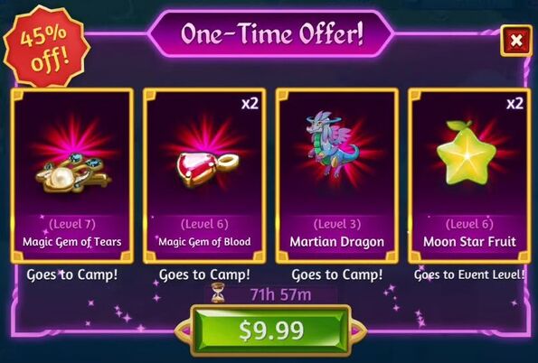 6th lunar light one time offer