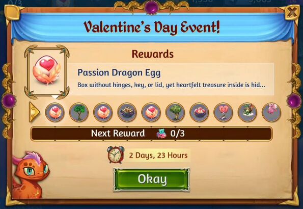 2nd valentine's day rewards