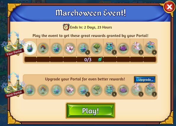 6th marchoween rewards