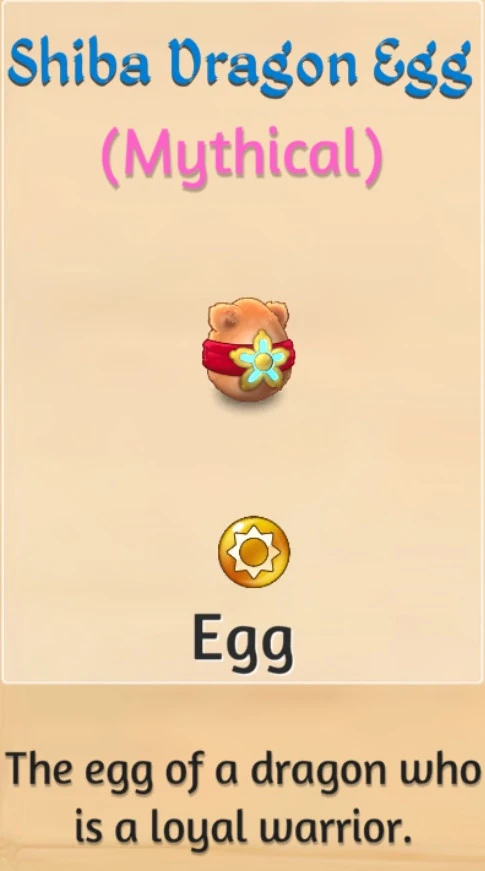 Shiba Dragon Egg