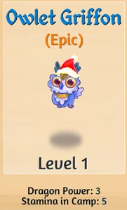 Owlet Griffon Christmas Version