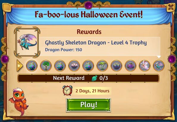 5th faboolous halloween rewards