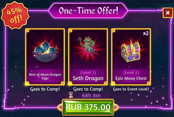 Star oasis one time offer