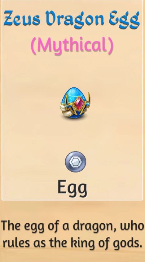 Zeus Dragon Egg