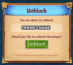 Unblock Friend