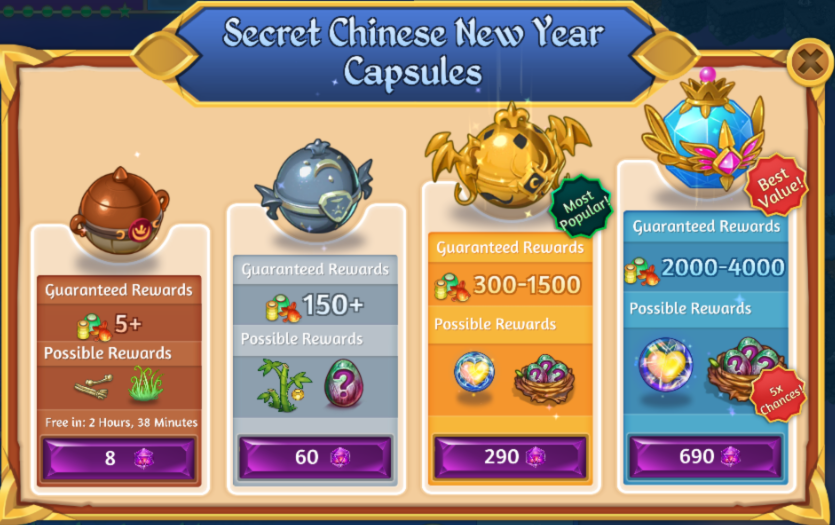 Chinese New Year Event Merge Dragons Wiki Fandom