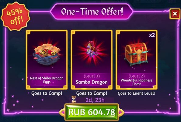 13th zen dragon one time offer