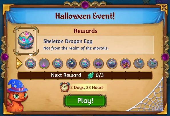 1st halloween rewards