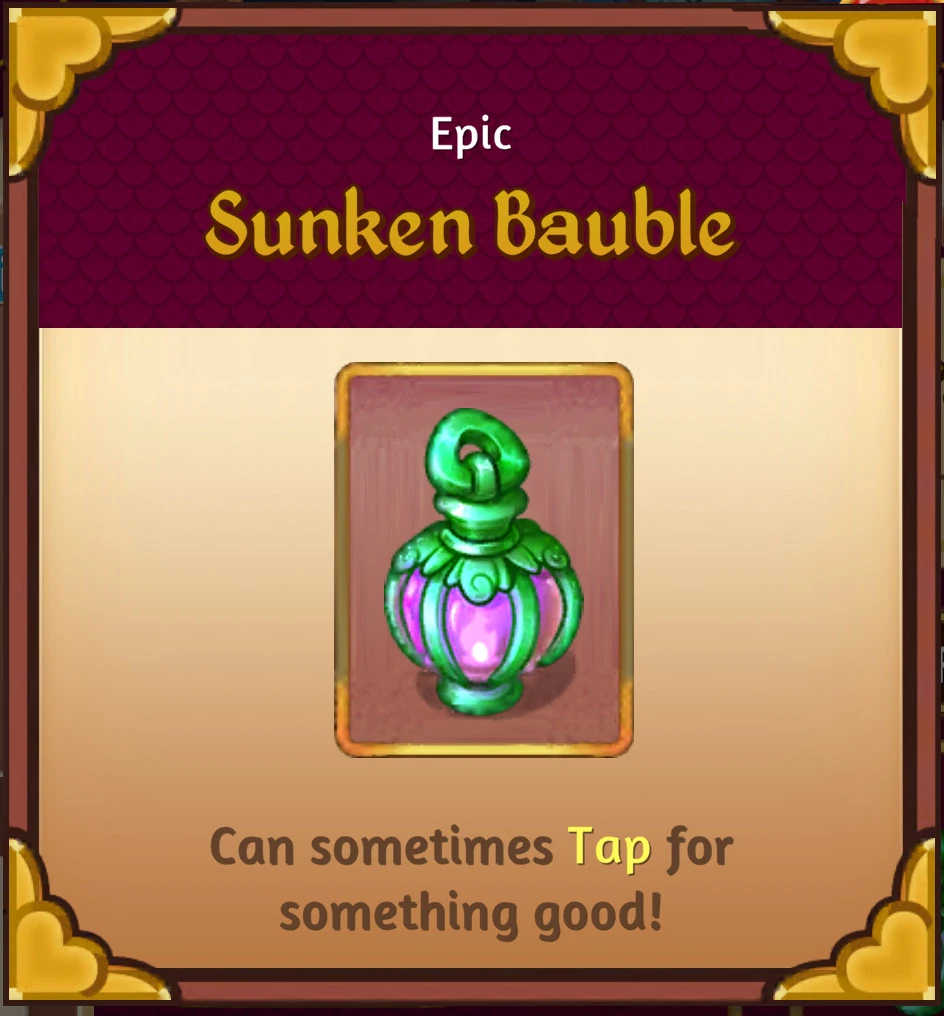 Sunken Bauble Merge Dragons Wiki Fandom