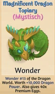 Magnificent Dragon Topiary