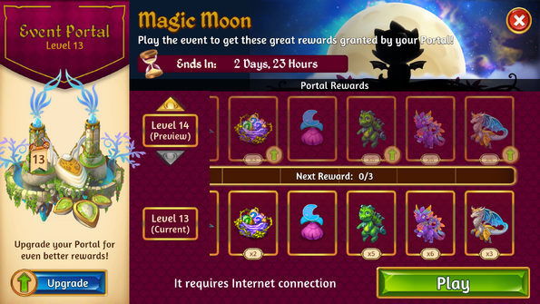 13th magic moon rewards 2