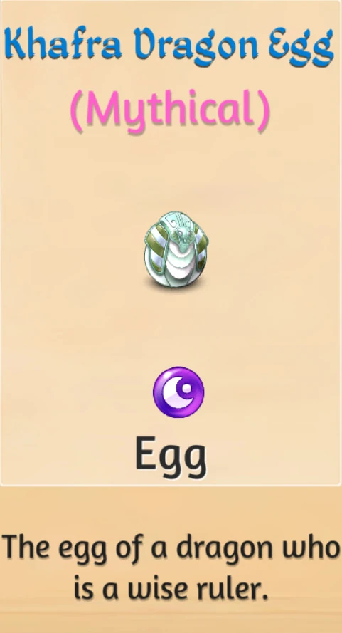 Khafra Dragon Egg